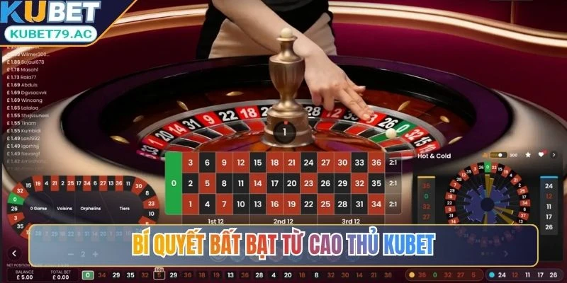 Bí quyết bất bạt từ cao thủ Kubet