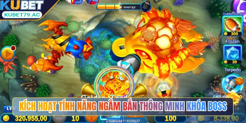 Kích hoạt tính năng ngắm bắn thông minh khóa boss khủng