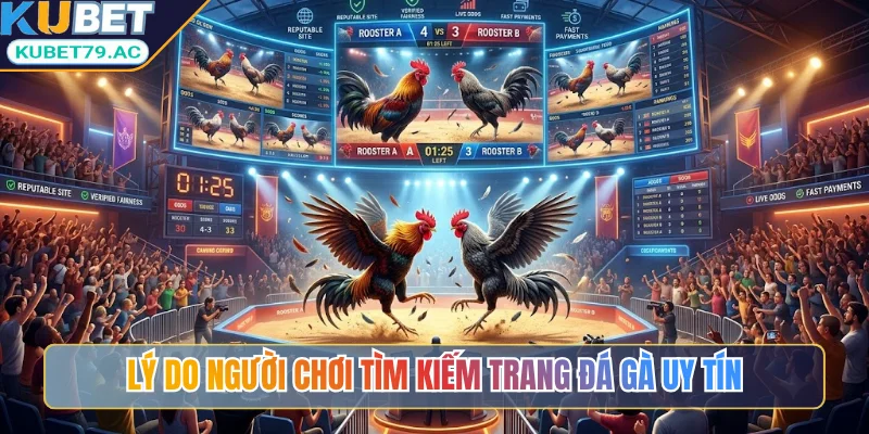 Lý do người chơi tìm kiếm trang đá gà uy tín