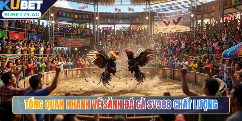 Tổng quan nhanh về sảnh đá gà Sv388 chất lượng